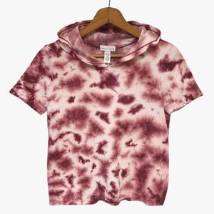 Full Tilt Cropped Tie Dye Hoodie